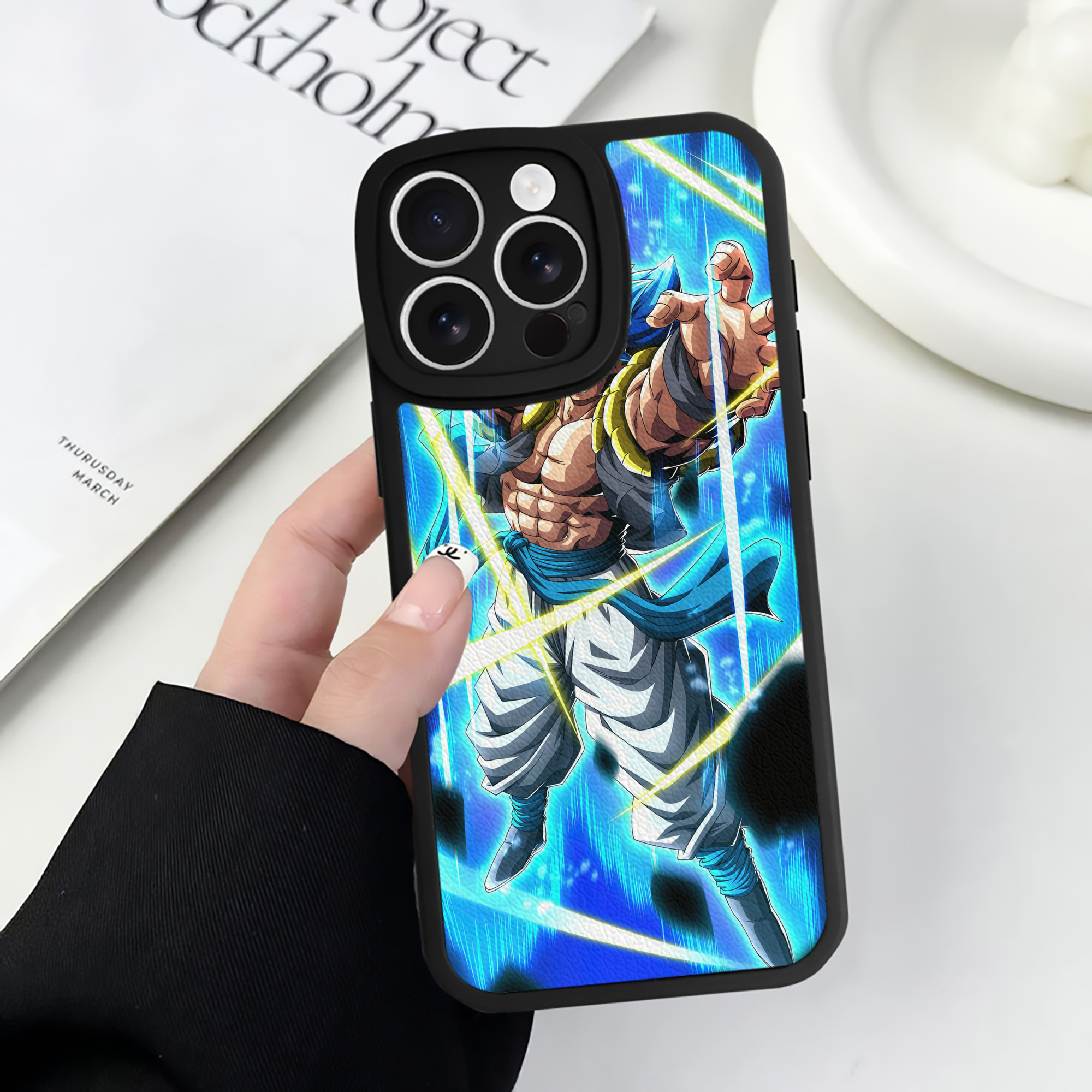 （画像用） ドラゴンボール DRAGON BALL 【iPhone 16シリーズ対応】シリコンスマホケース（レザー調） 材質：シリコン
